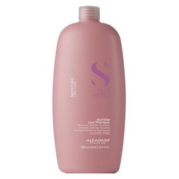 Sampon Hidratant pentru Par Uscat - Alfaparf Milano Semi Di Lino Moisture Nutritive Low Shampoo, 1000ml la reducere