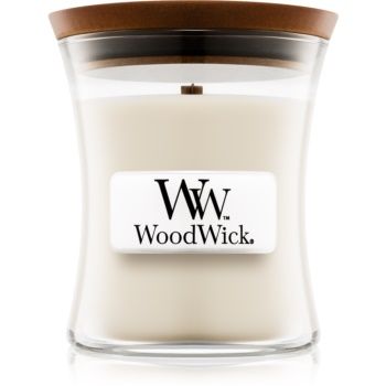 Woodwick Island Coconut lumânare parfumată cu fitil din lemn