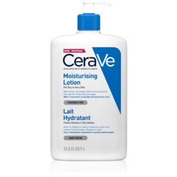 CeraVe Moisturizers Lotion loțiune hidratantă pentru corp și față pentru pielea uscata sau foarte uscata