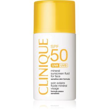 Clinique Sun SPF 50 Mineral Sunscreen Fluid For Face fluid mineral cu protecție solară SPF 50