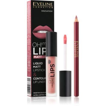 Eveline Cosmetics OH! my LIPS Matt set îngrijire buze