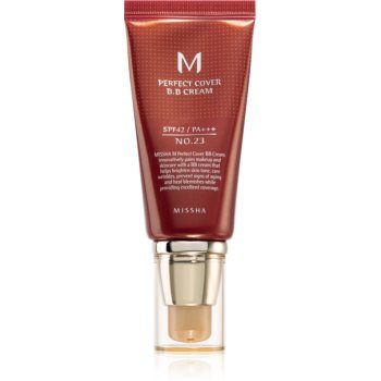 Missha M Perfect Cover crema BB cu o protectie UV ridicata