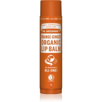 Dr. Bronner’s Orange & Ginger balsam de buze