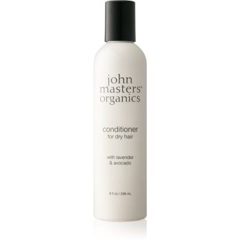 John Masters Organics Lavender & Avocado Conditioner Balsam pentru păr uscat și deteriorat.