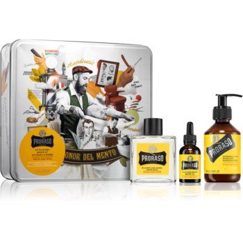 Proraso Set Beard Routine set Wood and Spice(pentru barbă)