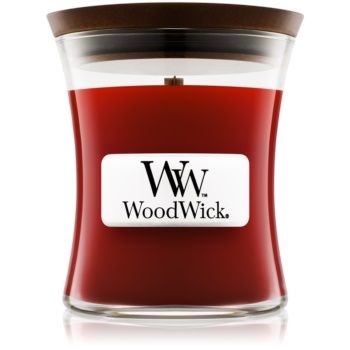 Woodwick Cinnamon Chai lumânare parfumată cu fitil din lemn