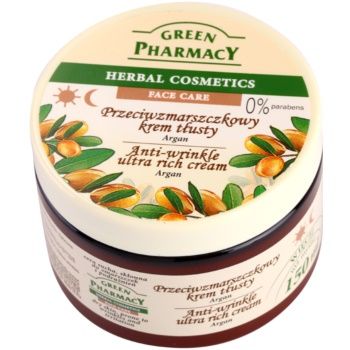 Green Pharmacy Face Care Argan crema hranitoare anti-rid pentru tenul uscat
