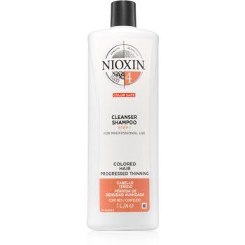 Nioxin System 4 Color Safe Cleanser Shampoo sampon delicat pentru par vopsit si deteriorat