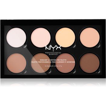 NYX Professional Makeup Highlight & Contour PRO Patela pentru conturul fetei