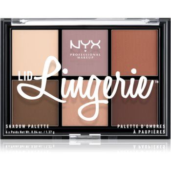NYX Professional Makeup Lid Lingerie paletă cu 6 farduri în degrade NYX Professional Makeup Lid Lingerie paletă cu 6 farduri în degrade