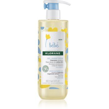 Klorane Bébé Calendula Gel de curatare delicat pentru nou-nascuti si copii