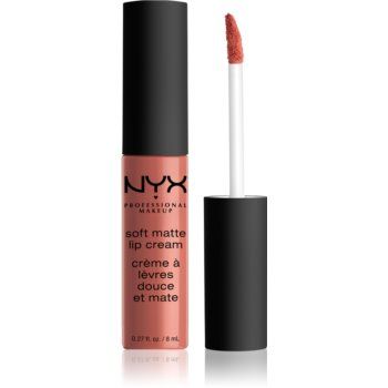 NYX Professional Makeup Soft Matte Lip Cream ruj lichid mat, cu textură lejeră