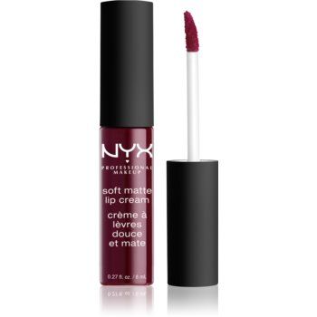 NYX Professional Makeup Soft Matte Lip Cream ruj lichid mat, cu textură lejeră