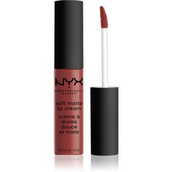 NYX Professional Makeup Soft Matte Lip Cream ruj lichid mat, cu textură lejeră