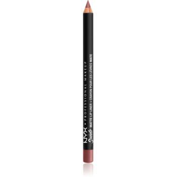 NYX Professional Makeup Suede Matte Lip Liner dermatograf mat de buze la reducere