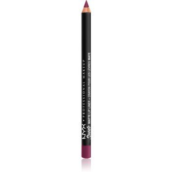 NYX Professional Makeup Suede Matte Lip Liner dermatograf mat de buze la reducere