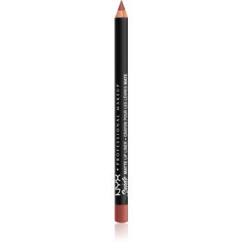 NYX Professional Makeup Suede Matte Lip Liner dermatograf mat de buze la reducere