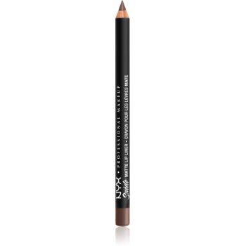 NYX Professional Makeup Suede Matte Lip Liner dermatograf mat de buze la reducere