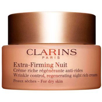 Clarins Extra-Firming Night cremă de noapte pentru fermitate și anti-ridr pentru tenul uscat