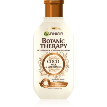 Garnier Botanic Therapy Coco Milk & Macadamia Șampon hrănitor pentru păr uscat și aspru