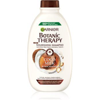 Garnier Botanic Therapy Coco Milk & Macadamia Șampon hrănitor pentru păr uscat și aspru