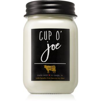 Milkhouse Candle Co. Farmhouse Cup O' Joe lumânare parfumată Mason Jar