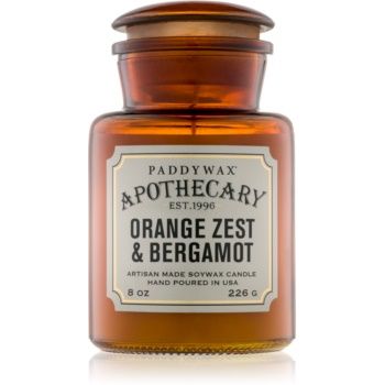 Paddywax Apothecary Orange Zest & Bergamot lumânare parfumată ieftin