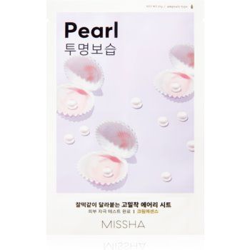 Missha Airy Fit Pearl masca de celule cu efect lucios si hidratant