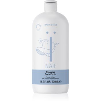 Naif Baby & Kids Bath Foam spuma de baie relaxanta pentru copii