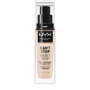 NYX Professional Makeup Can't Stop Won't Stop fond de ten cu acoperire ridicată