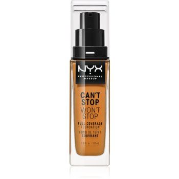 NYX Professional Makeup Can't Stop Won't Stop Full Coverage Foundation fond de ten cu acoperire ridicată