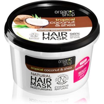 Organic Shop Natural Coconut & Shea crema intensiva de noapte cu efect de hidratare de firma originala