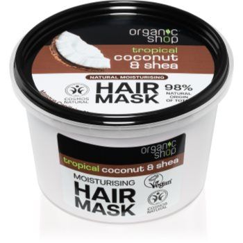 Organic Shop Natural Coconut & Shea crema intensiva de noapte cu efect de hidratare