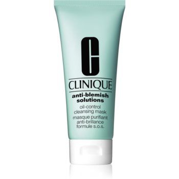 Clinique Anti-Blemish Solutions™ Oil-Control Cleansing Mask masca pentru ten gras și mixt ieftin