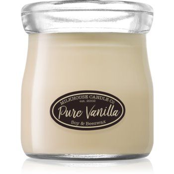 Milkhouse Candle Co. Creamery Pure Vanilla lumânare parfumată Cream Jar