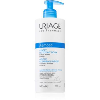 Uriage Xémose Gentle Cleansing Syndet gel crema restorativ pentru curatare delicata pentru piele uscata spre atopica