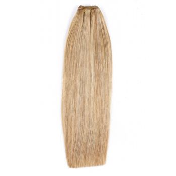 Extensii Cusute Premium Mix Blond Cenusiu de firma originala