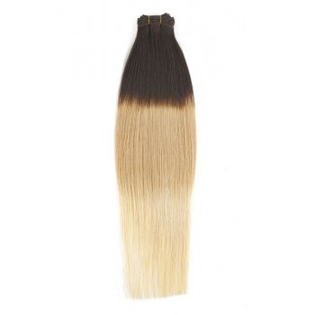 Extensii Cusute Premium Ombre Saten Inchis/Blond Cenusiu de firma originala