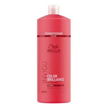 Balsam pentru Par Vopsit, Aspru - Wella Professionals Invigo Color Brilliance Vibrant Color Conditioner Coarse Hair, 1000ml