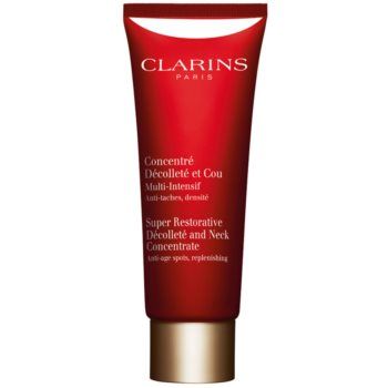 Clarins Super Restorative Décolleté and Neck Concentrate crema fermitate anti-rid pentru gat si decolteu