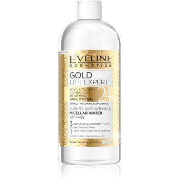 Eveline Cosmetics Gold Lift Expert apa pentru curatare cu particule micele pentru ten matur