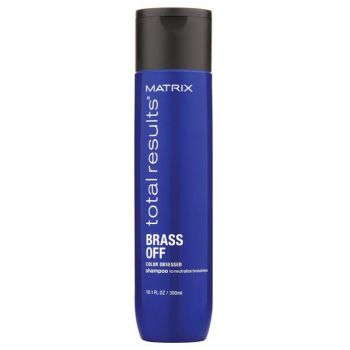 Sampon Neutralizator pentru Par Blond - Matrix Total Results Brass Off Color Obsessed Shampoo, 300ml