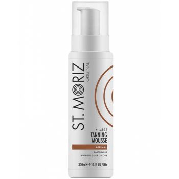 Spuma Autobronzanta Profesionala ST MORIZ XL Instant Tanning Mousse - Medium, 300 ml