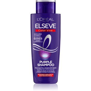 L’Oréal Paris Elseve Color-Vive Purple șampon pentru neutralizarea tonurilor de galben ieftin