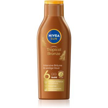 Nivea Sun Tropical Bronze lotiune pentru bronzat SPF 6 ieftina