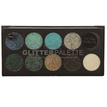 Paleta Technic Glitter Palette, Mermaid, 10 x 2.5g