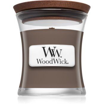 Woodwick Sand & Driftwood lumânare parfumată cu fitil din lemn