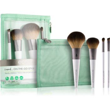 EcoTools On-The-Go Style set perii machiaj (pentru călătorii)