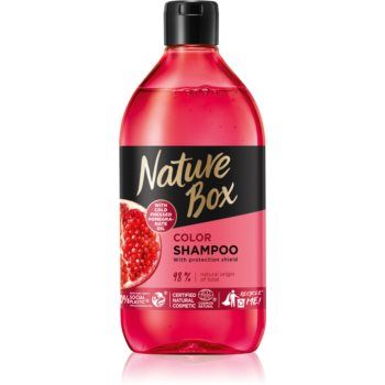 Nature Box Pomegranate sampon revitalizant si hidratant pentru protecția culorii