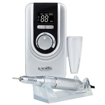 Pila Electrica Portabila Revolution Elite - LUXORISE , 35.000 RPM, Silver de firma originala